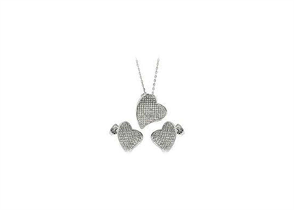 Rhodium Plated | Fashion Pendant Sets